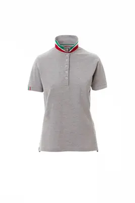 Payper NATION LADY MELANGE Tailliertes Damen-Poloshirt (000914)