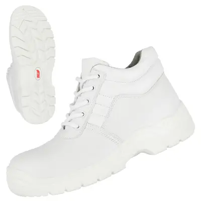 NITRAS CLEAN STEP MID, S2 Sicherheitsstiefel, halbhoch, weiß, EN ISO 20345 (7256)