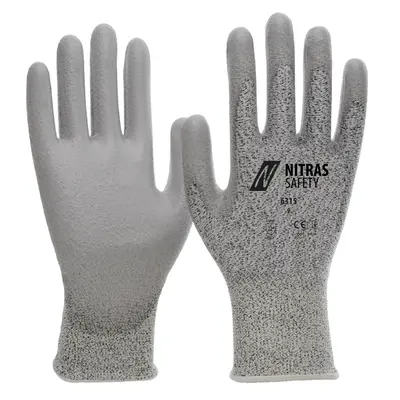 NITRAS CUT C, Schnittschutzhandschuhe, grau, EN 388 (6315)