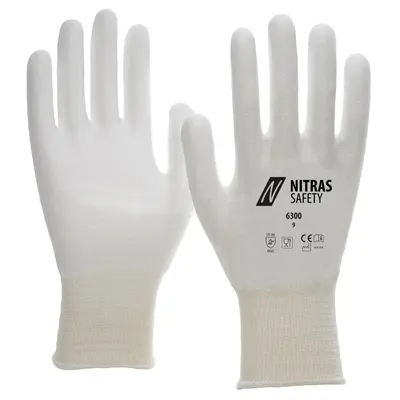 NITRAS CUT C, Schnittschutzhandschuhe, weiß, EN 388 (6300)