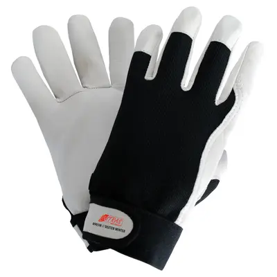 NITRAS DEXTER WINTER, Mechanikerhandschuhe, grau / schwarz, EN 388, EN 511 (8905W)