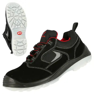 NITRAS EASY STEP, S1P Sicherheitshalbschuhe, schwarz, EN ISO 20345, EN 61340-4-3, DGUV Regel 112-191 (7310)