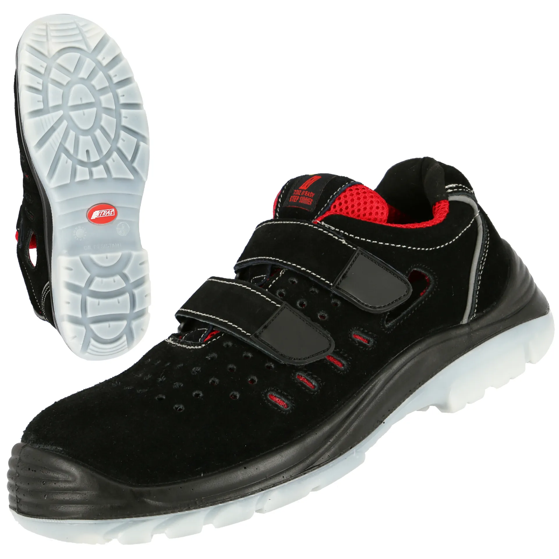 NITRAS EASY STEP Sicherheitssandale S1P (7312) schwarz