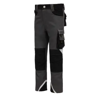 NITRAS MOTION TEX KIDS, Outdoorhose, lang, grau / schwarz, OEKO-TEX (7612KIDS)