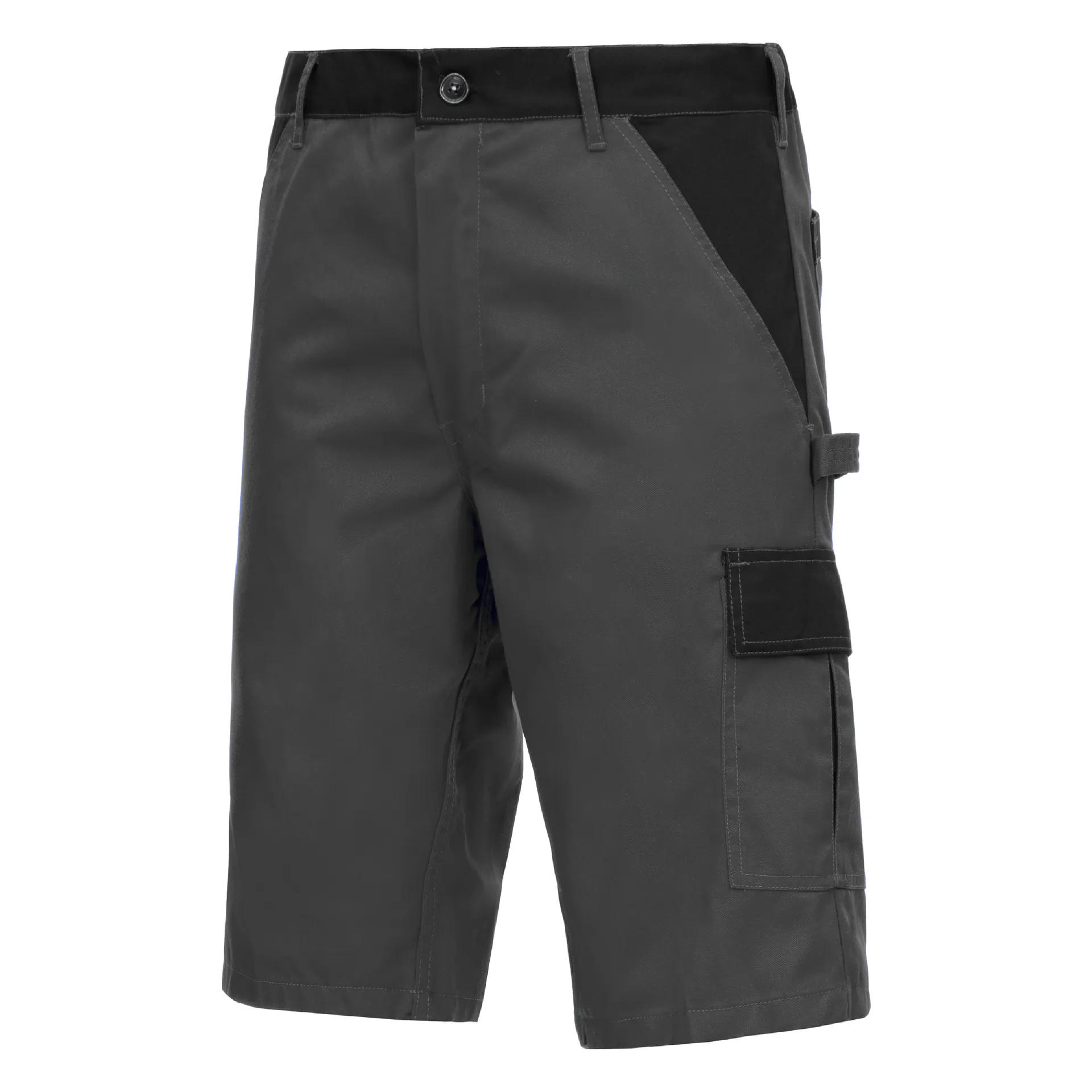 NITRAS MOTION TEX LIGHT, Arbeitshose, kurz, grau / schwarz, OEKO-TEX (7502)