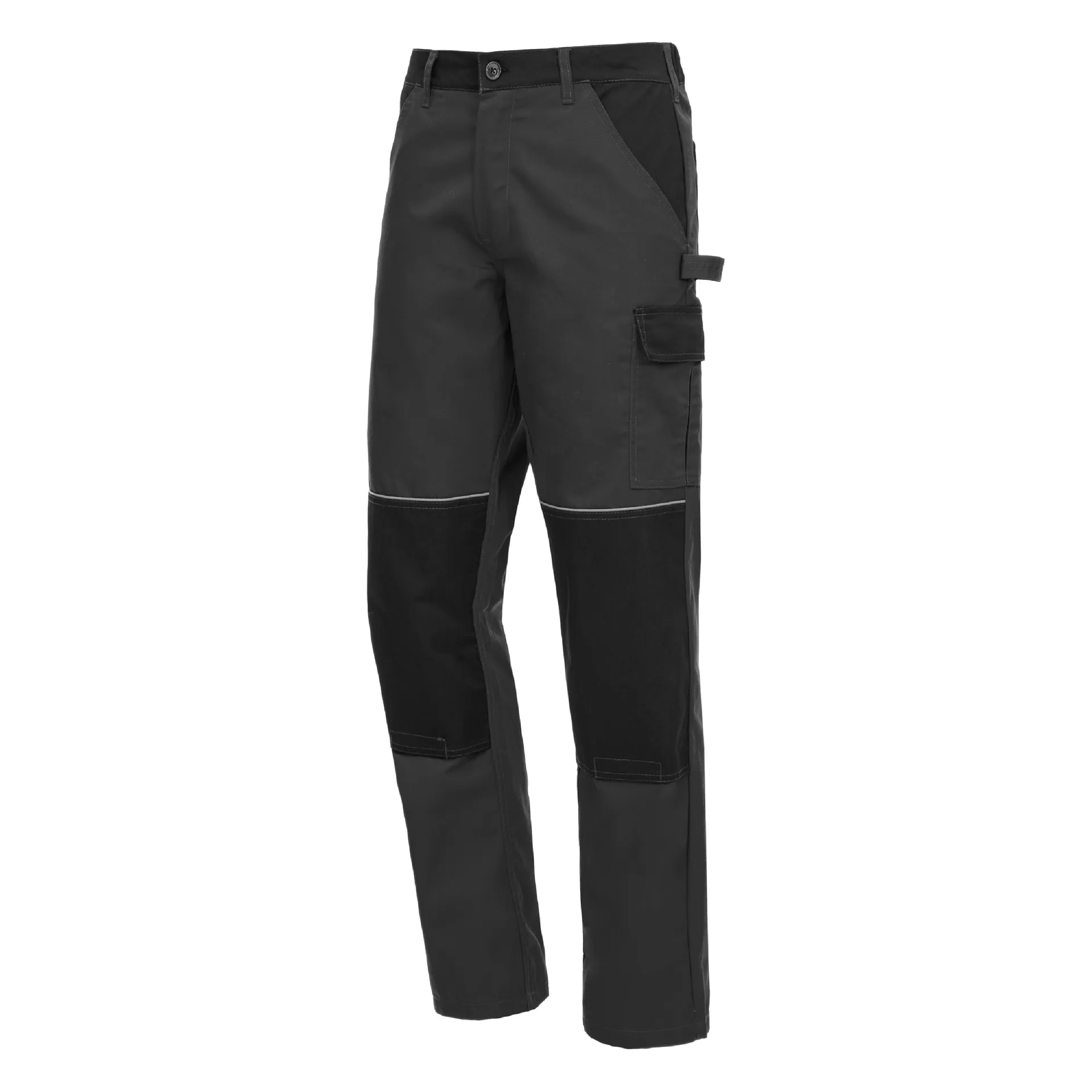 NITRAS MOTION TEX LIGHT, Arbeitshose, lang, grau / schwarz, OEKO-TEX (7512)