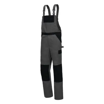 NITRAS MOTION TEX LIGHT Latzhose (7522) grau/schwarz