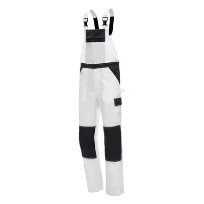 NITRAS MOTION TEX LIGHT Latzhose (7523) weiss/grau
