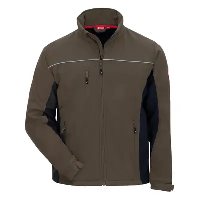 NITRAS MOTION TEX LIGHT, Softshelljacke, braun / schwarz, OEKO-TEX (7157)