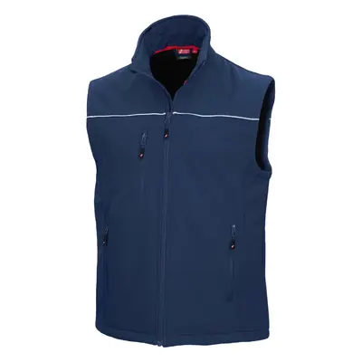 NITRAS MOTION TEX LIGHT, Softshellweste, marineblau, OEKO-TEX (7161)