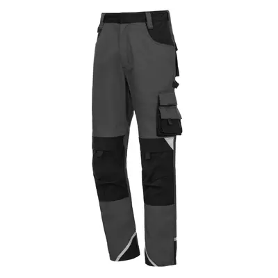 NITRAS MOTION TEX PLUS, Arbeitshose, lang, grau / schwarz, OEKO-TEX (7612)