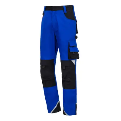 NITRAS MOTION TEX PLUS, Arbeitshose, lang, königsblau / schwarz, OEKO-TEX (7611)