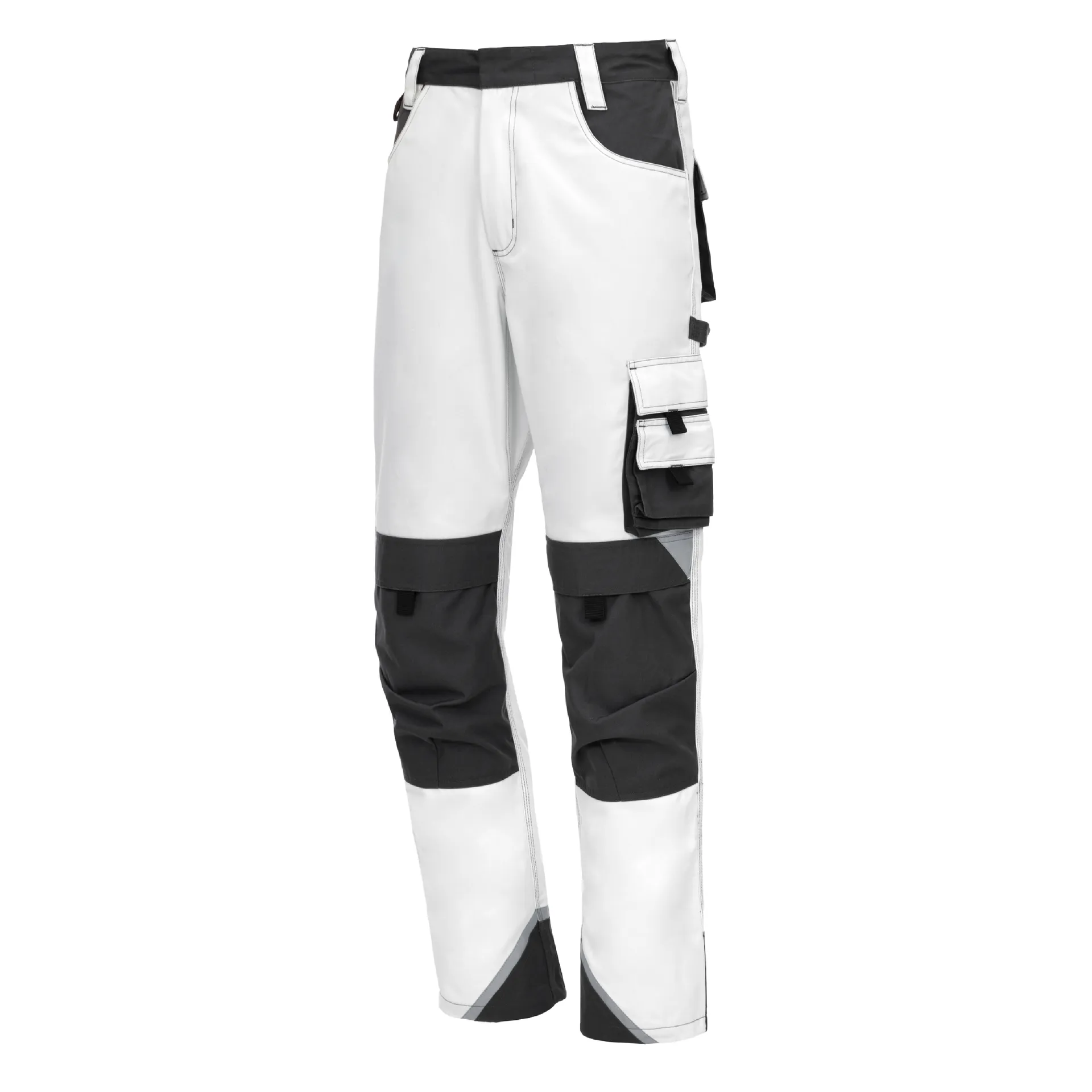 NITRAS MOTION TEX PLUS, Arbeitshose, lang, weiß / grau, OEKO-TEX (7613)