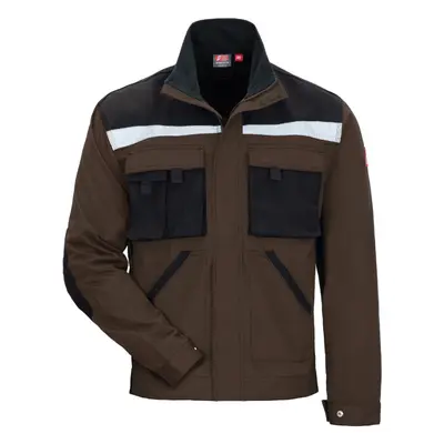 NITRAS MOTION TEX PLUS, Arbeitsjacke, braun / schwarz, OEKO-TEX (7657)