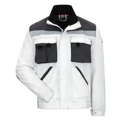 NITRAS MOTION TEX PLUS, Arbeitsjacke, weiß / grau, OEKO-TEX (7653)