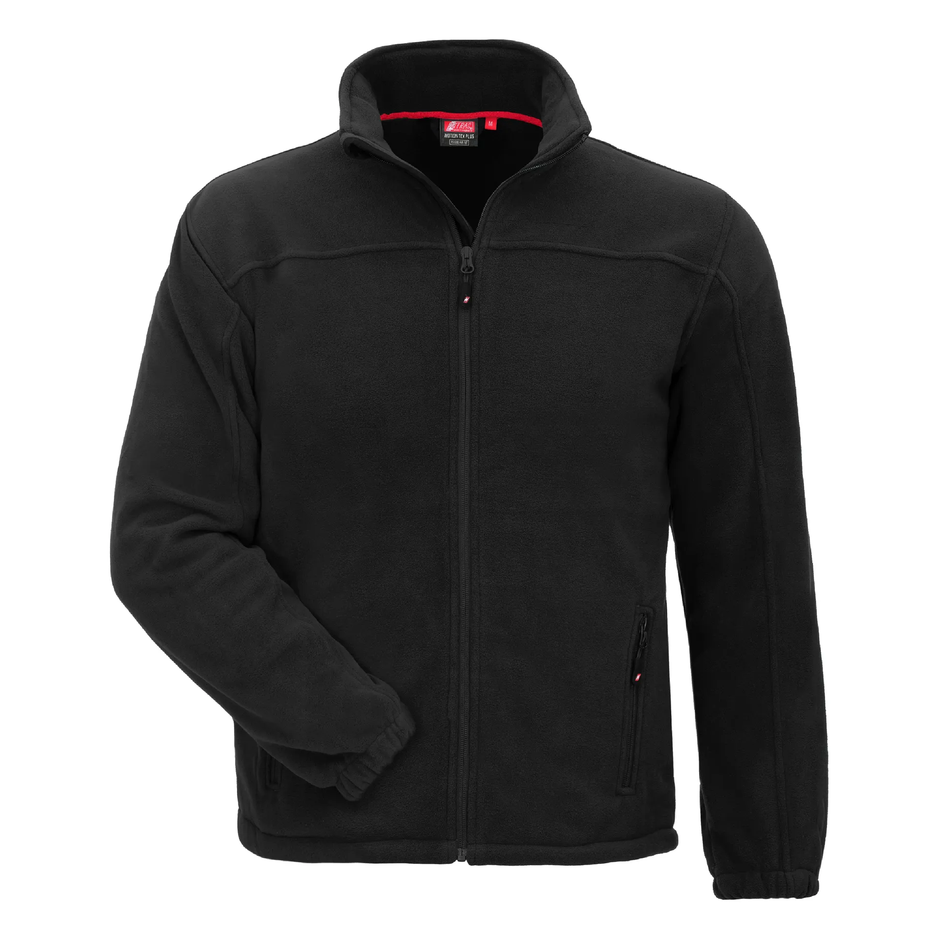 NITRAS MOTION TEX PLUS, Fleece-Jacke, schwarz, OEKO-TEX (7040)