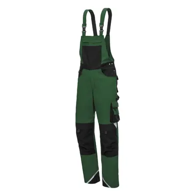 NITRAS MOTION TEX PLUS, Latzhose, grün / schwarz, OEKO-TEX (7624)