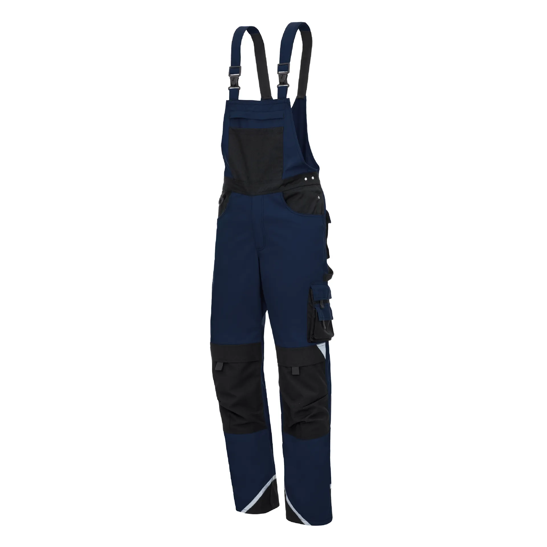 NITRAS MOTION TEX PLUS, Latzhose, marineblau / schwarz, OEKO-TEX (7626)