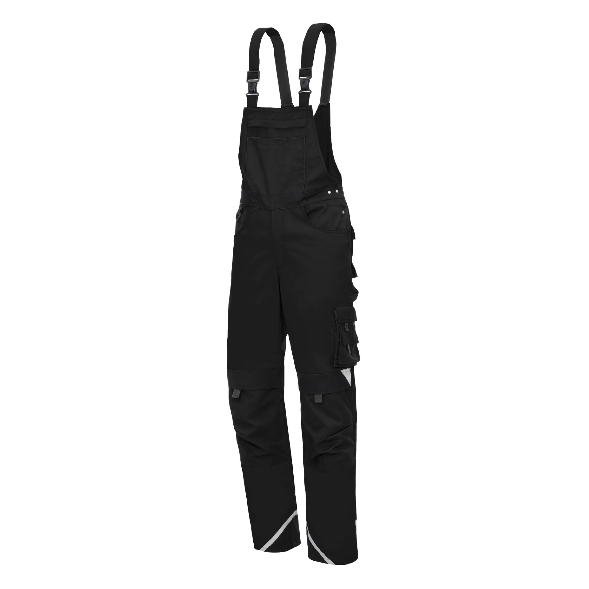 NITRAS MOTION TEX PLUS, Latzhose, schwarz, OEKO-TEX (7620)