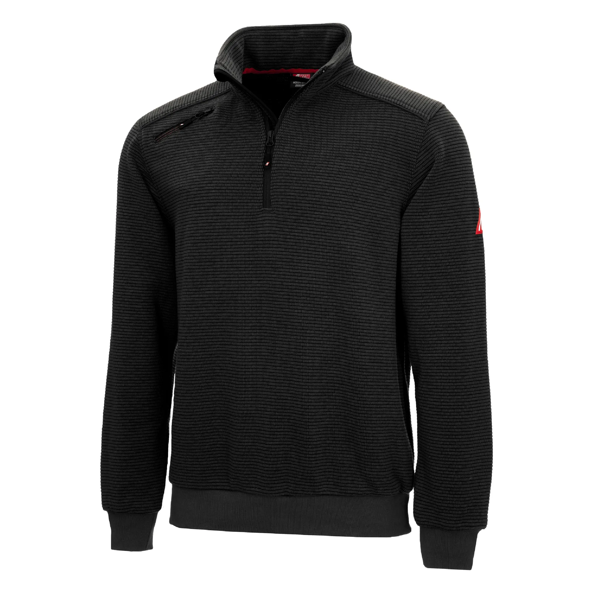 NITRAS MOTION TEX PLUS, Pullover, schwarz, OEKO-TEX (7035)