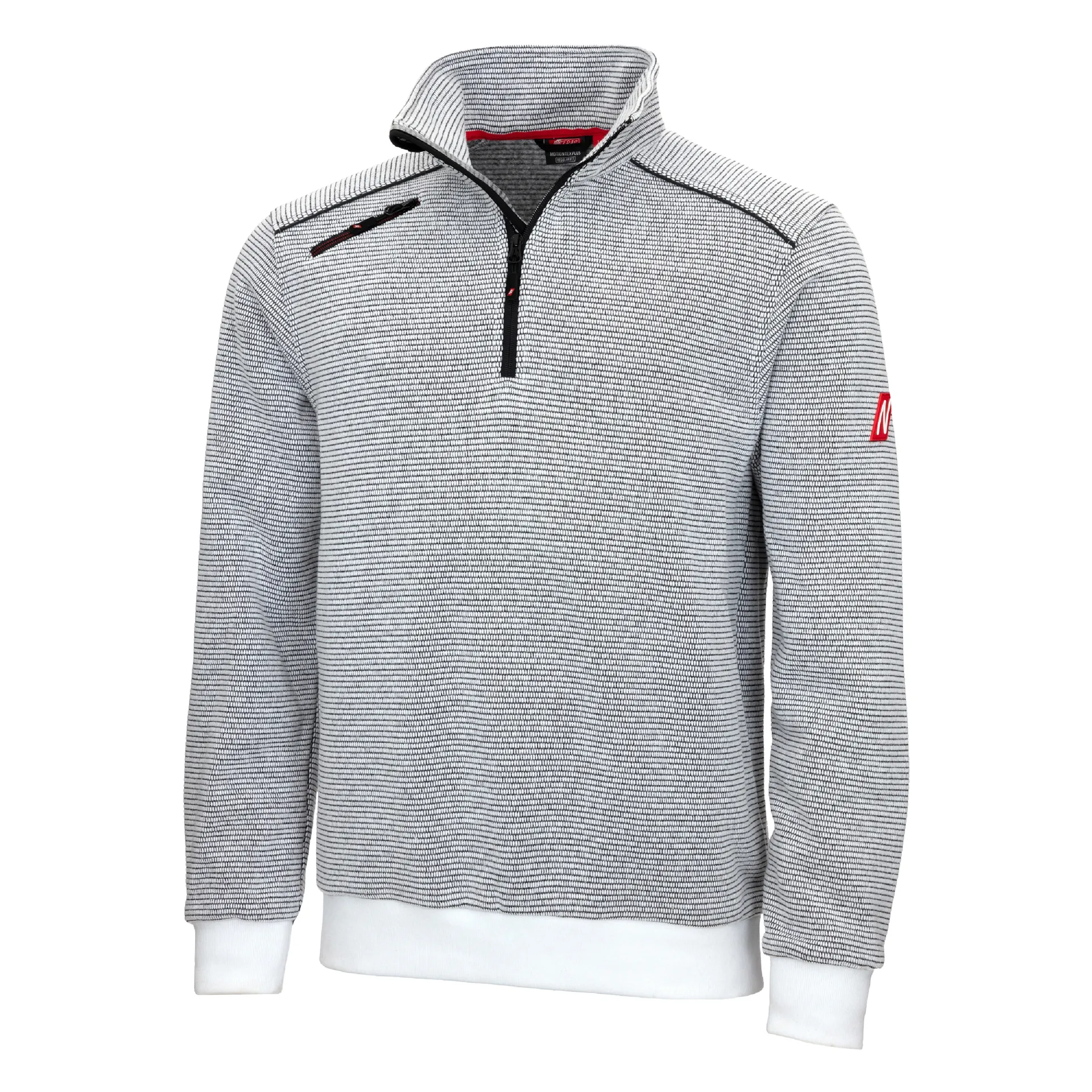 NITRAS MOTION TEX PLUS, Pullover, weiß, OEKO-TEX (7038)