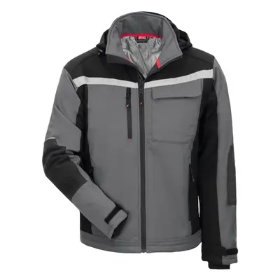 NITRAS MOTION TEX PLUS, Softshelljacke, grau / schwarz, OEKO-TEX (7182)