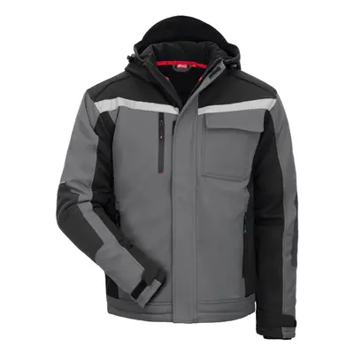 NITRAS MOTION TEX PLUS, Winterjacke, grau / schwarz, OEKO-TEX (7182W)