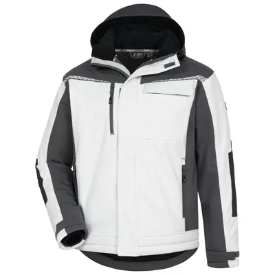 NITRAS MOTION TEX PLUS, Winterjacke, weiß / grau, OEKO-TEX (7184)