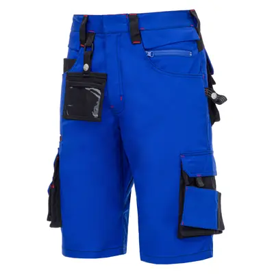 NITRAS MOTION TEX PRO FX, Arbeitshose, kurz, königsblau / schwarz, OEKO-TEX (7701)