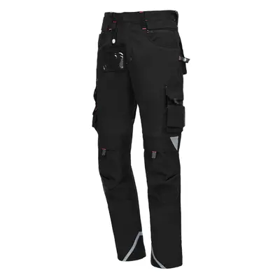 NITRAS MOTION TEX PRO FX, Arbeitshose, lang, schwarz, OEKO-TEX (7710)