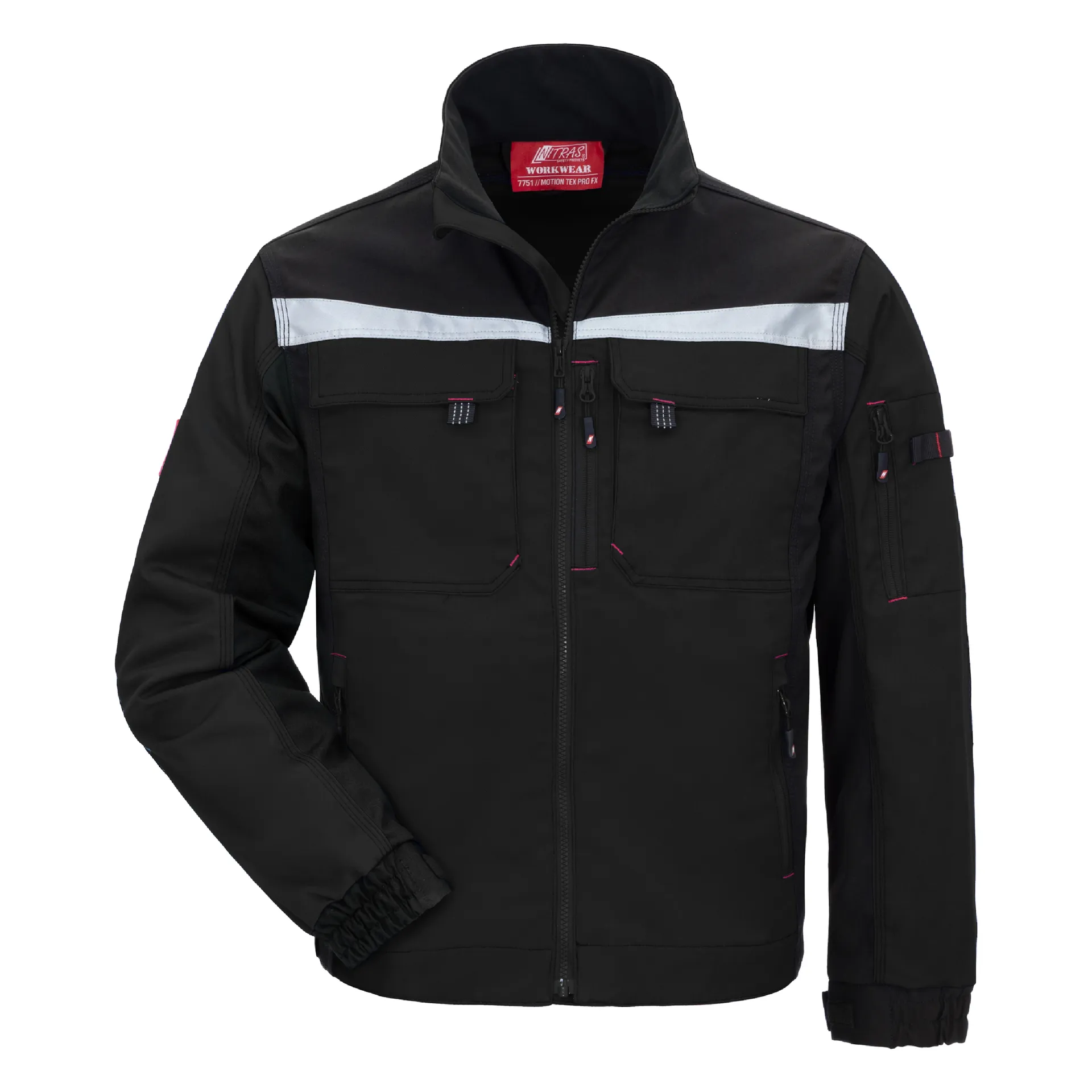 NITRAS MOTION TEX PRO FX, Arbeitsjacke, schwarz, OEKO-TEX (7750)