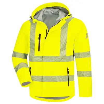 NITRAS MOTION TEX VIZ PLUS, Warn-Regenjacke, neongelb, EN ISO 13688, EN ISO 20471, EN 343, OEKO-TEX (7177)