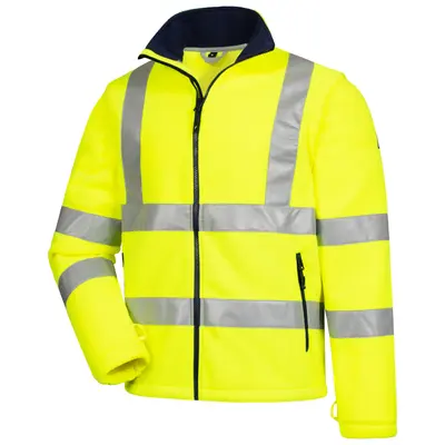 NITRAS MOTION TEX VIZ, Warn-Fleecejacke, neongelb, EN ISO 13688, EN ISO 20471, OEKO-TEX, OEKO-TEX (7061)