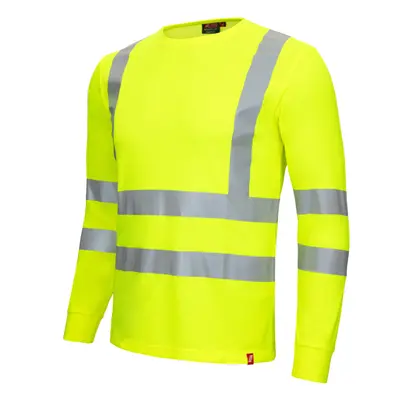 NITRAS MOTION TEX VIZ, Warn-Langarmshirt, neongelb, EN ISO 13688, EN ISO 20471, EN 13758-2 (7009)