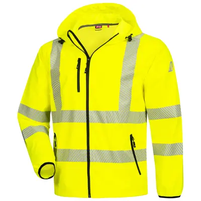 NITRAS MOTION TEX VIZ, Warn-Windbreaker, neongelb, EN ISO 13688, EN ISO 20471, OEKO-TEX (7196)
