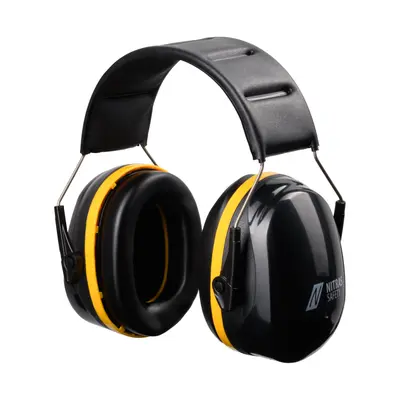 NITRAS MUTE DEFENDER PRO, Kapselgehörschutz, schwarz / gelb, EN 352-1 (9252)