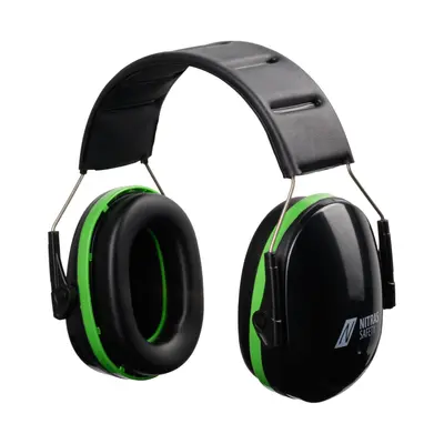 NITRAS MUTE DEFENDER PRO, Kapselgehörschutz, schwarz / grün, EN 352-1 (9251)