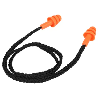 NITRAS MUTE PLUGS, Gehörschutzstöpsel, orange / schwarz, EN 352-2 (9203)