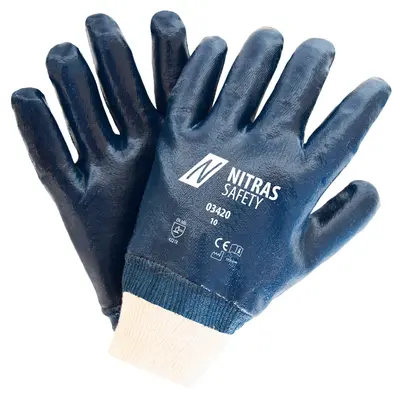 NITRAS Nitrilhandschuhe, blau, EN 388 (03420)