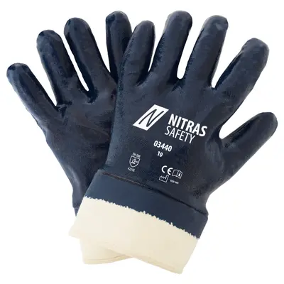 NITRAS Nitrilhandschuhe, blau, EN 388 (03440)