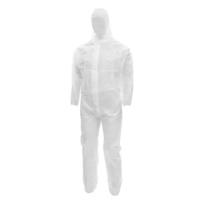 NITRAS POLYSAFE BASIC II, Chemikalienschutzoverall, weiß, EN ISO 13688, EN ISO 13982-1, EN 13034 (1020609)