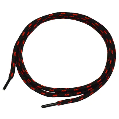 NITRAS Schnürsenkel, schwarz / rot (7301S)