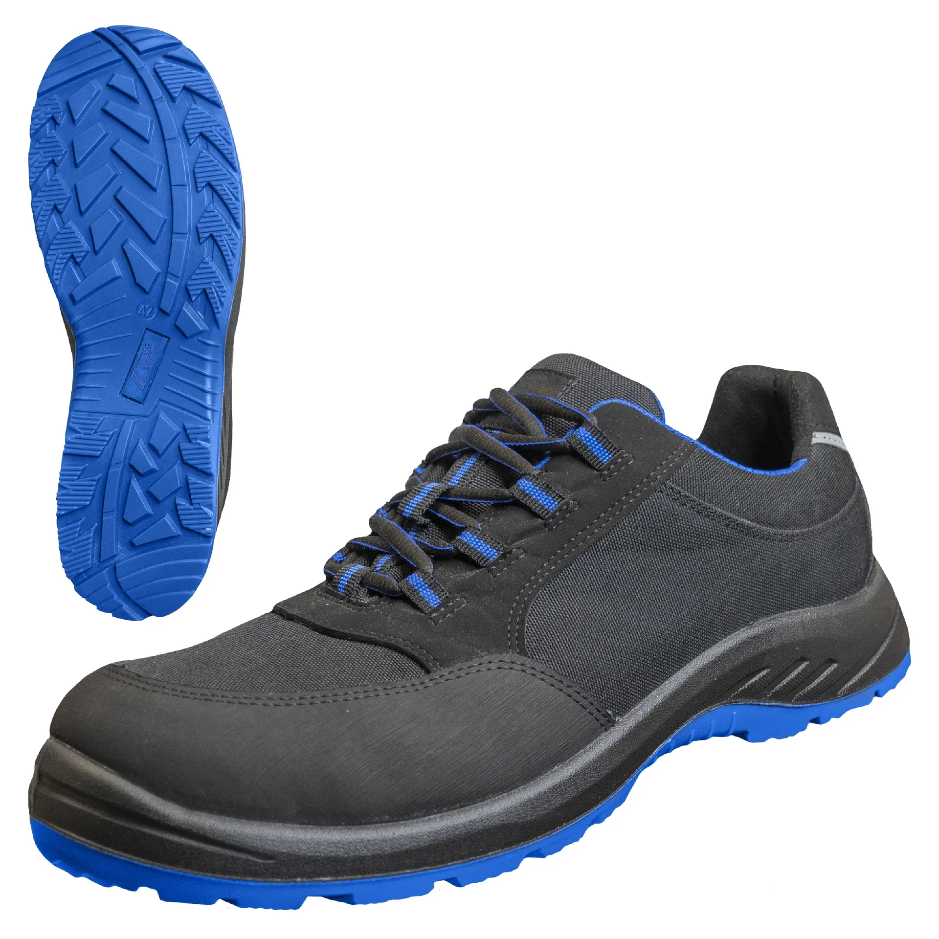 NITRAS SOLID STEP, S3S CI FO Sicherheitshalbschuhe , EN ISO 20345, EN IEC 61340-4-3, DGUV Regel 112-191 (7435)