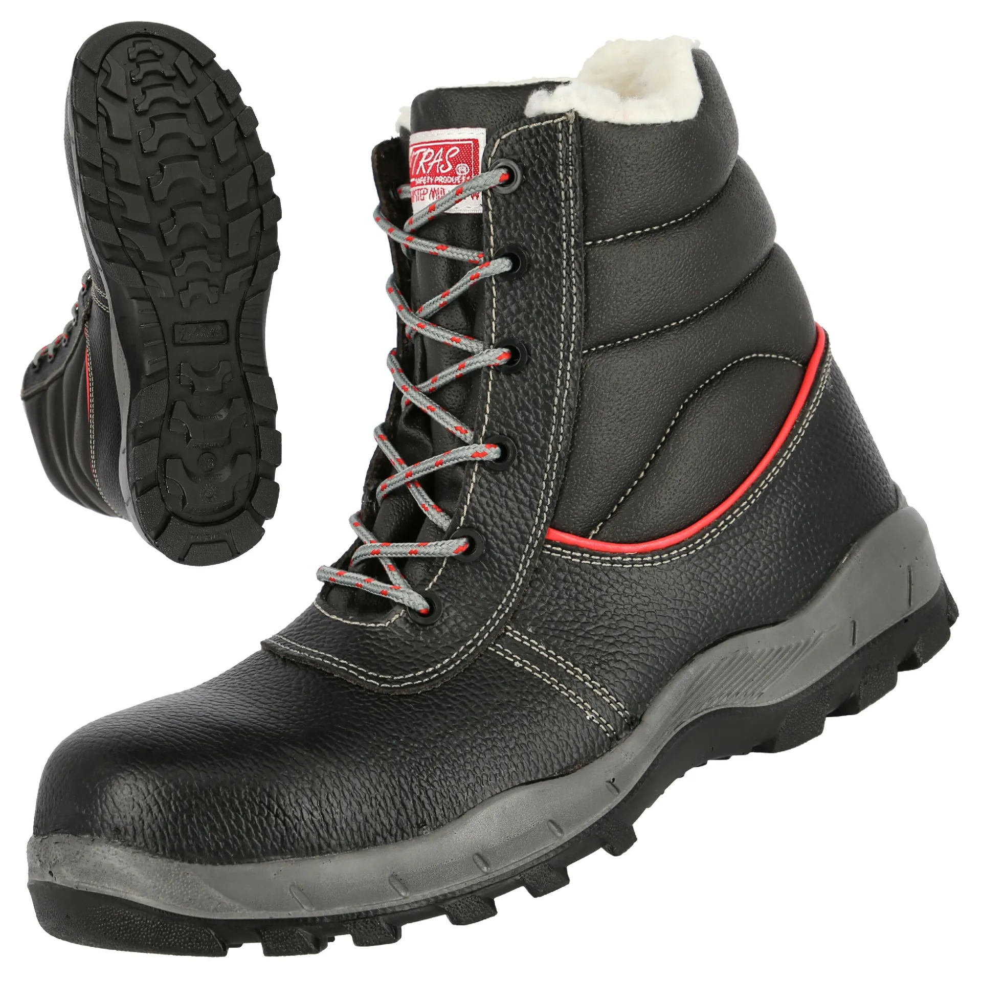 NITRAS STEP MID+ MF W, S3 CI Sicherheitswinterstiefel, halbhoch, schwarz, EN ISO 20345, DGUV Regel 112-191 (7201WMF)