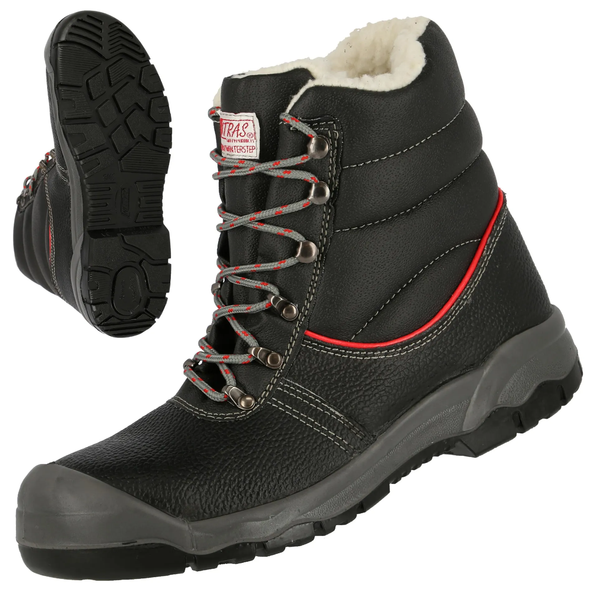 NITRAS STEP MID+ W, S3 Sicherheitswinterstiefel, halbhoch, schwarz, EN ISO 20345 (7201W)