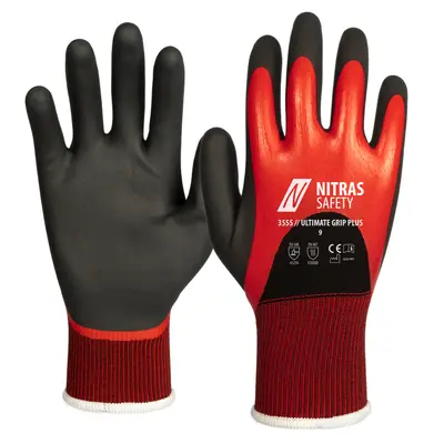 NITRAS ULTIMATE GRIP PLUS, Montagehandschuhe, EN ISO 21420, EN 388, EN 407 (3555)