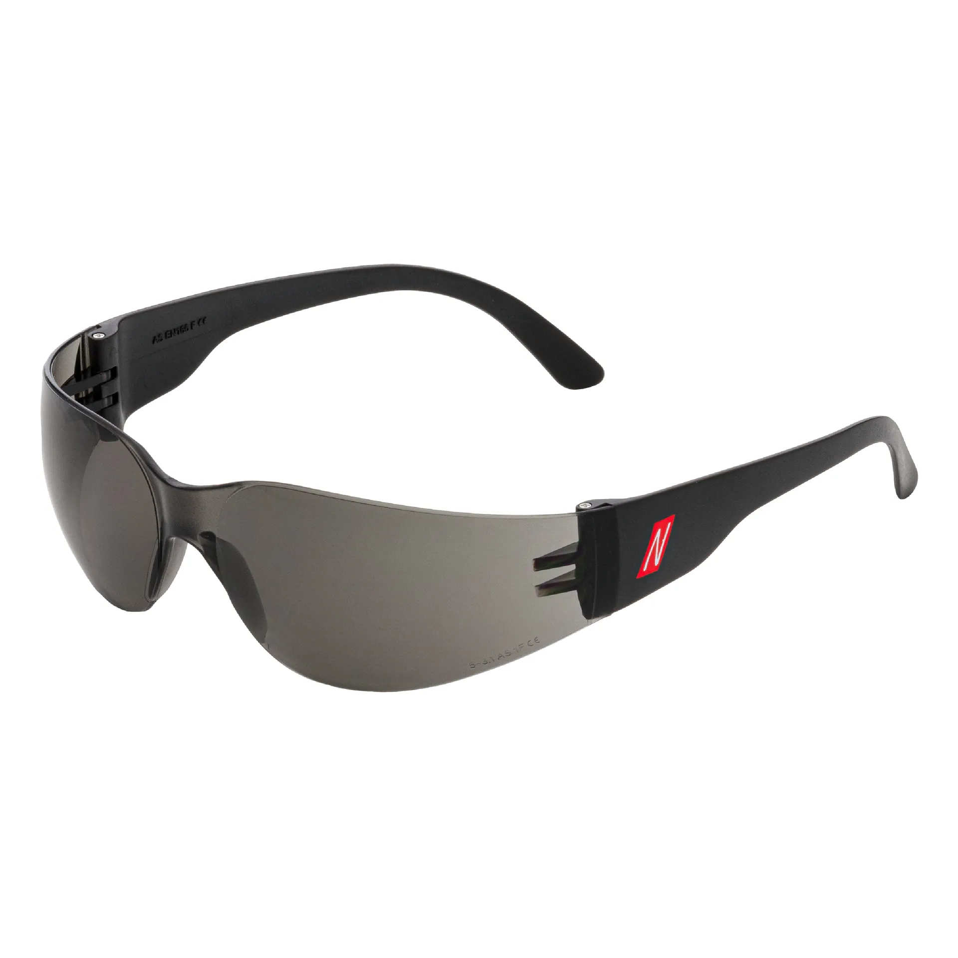 NITRAS VISION PROTECT BASIC, Schutzbrille, schwarz / schwarz, EN 166 (9001)