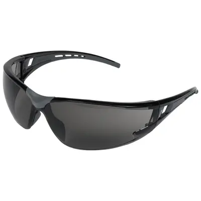 NITRAS VISION PROTECT PREMIUM, Bügelbrille, schwarz / grau, EN 166 (9022)