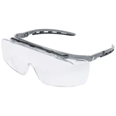 NITRAS VISION PROTECT PREMIUM, Bügelbrille, transparent / grau, ISO 16321-1 (9024)
