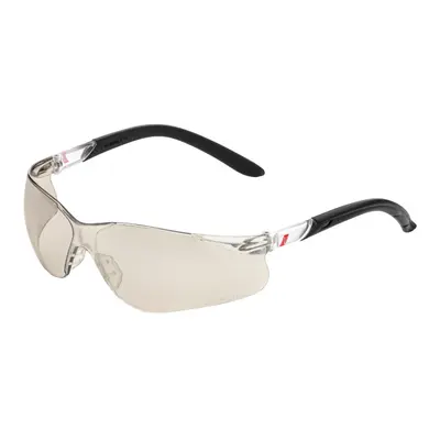 NITRAS VISION PROTECT, Schutzbrille, beige / schwarz, silber verspiegelt, EN 166 (9012)